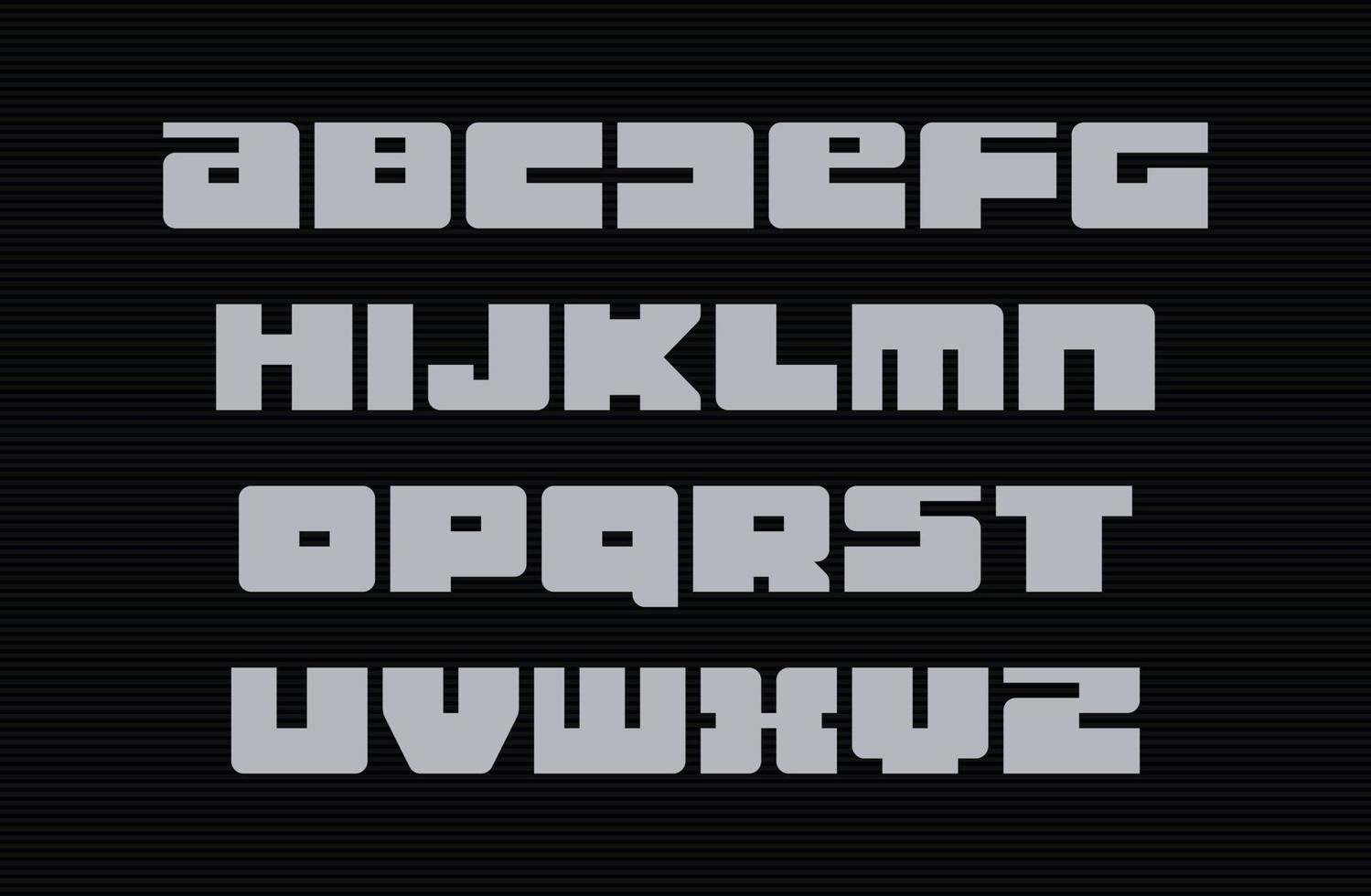 Geometric letters set. Modern reverse contrast font, retro de lorean style vector alphabet. Original typeface designs for typographic posters, ads, logo, identities, gigs, sport events, packaging, dig