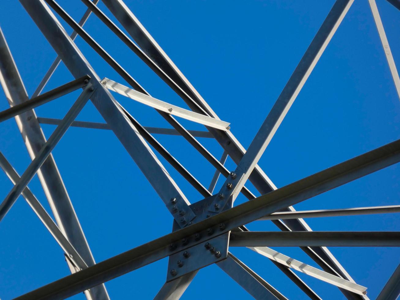 Metal High-voltage tower photo