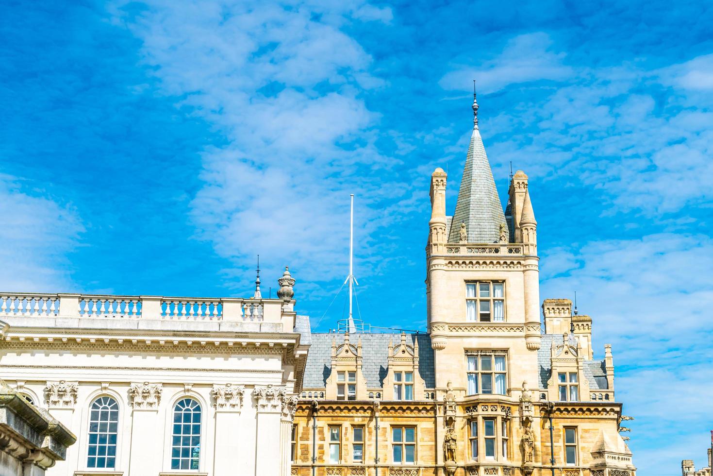 hermosa arquitectura en la ciudad de cambridge foto