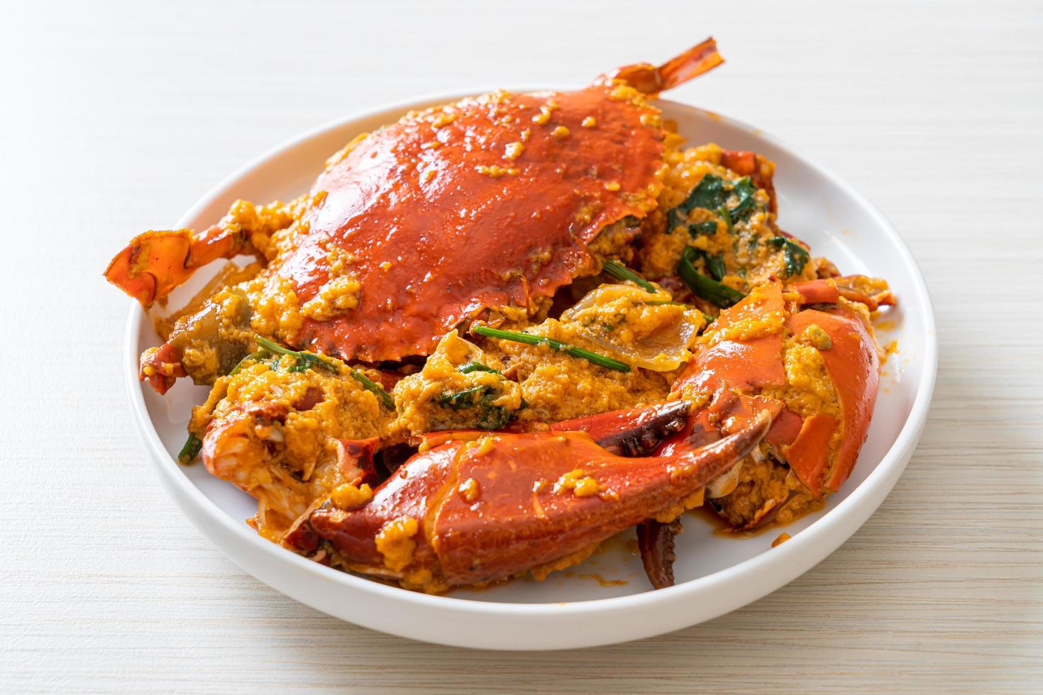 Stir Fried Crab with Curry Powder photo