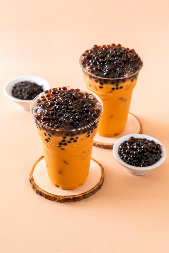 Thai Milk Tea with Bubbles photo