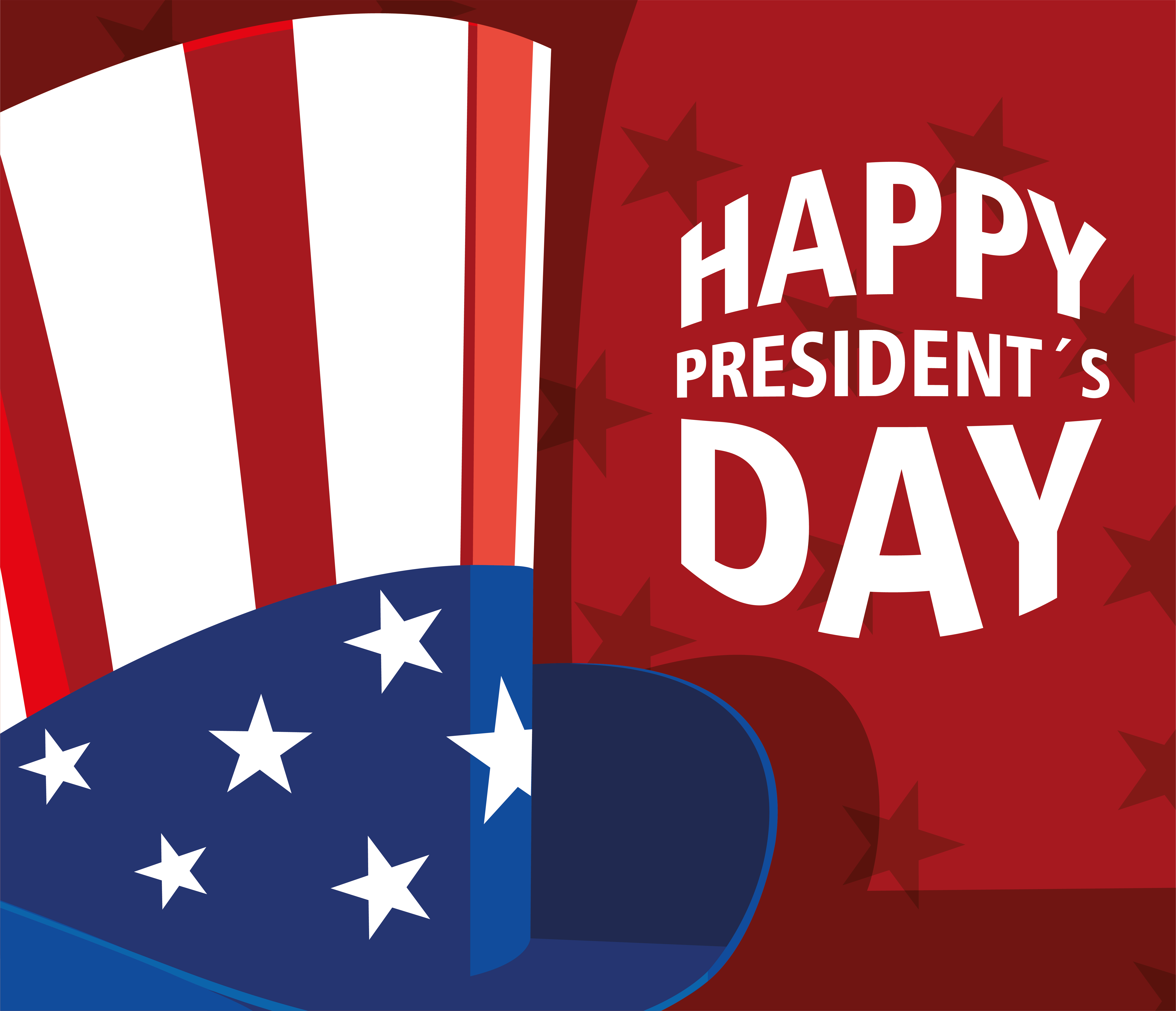 label happy president day, greeting card, United States of America