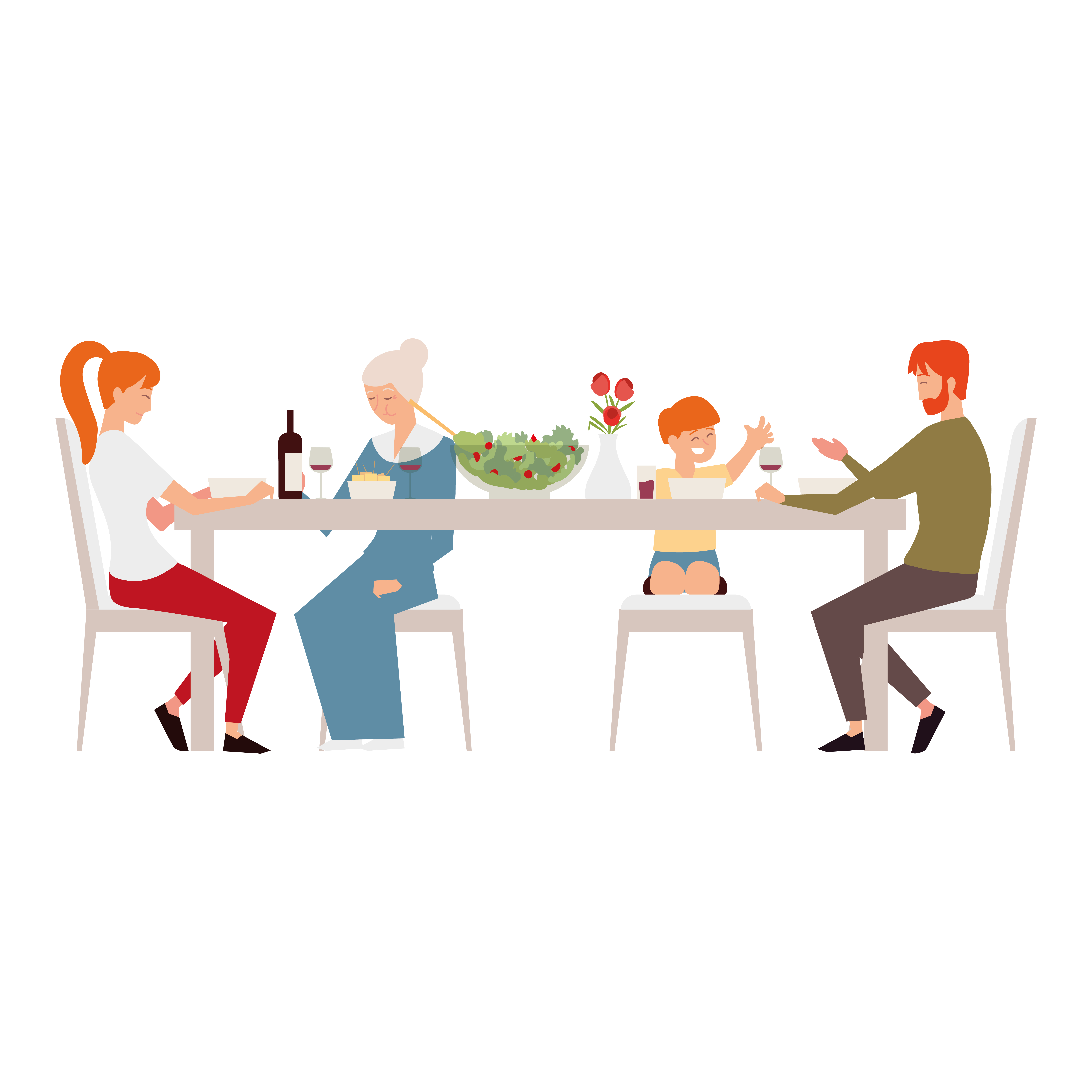 dining table 2678921 Vector Art at Vecteezy