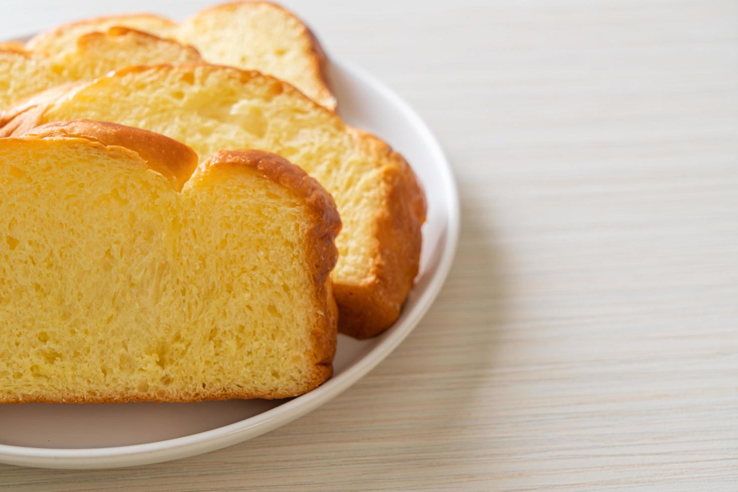 Sweet potato bread with coffee photo