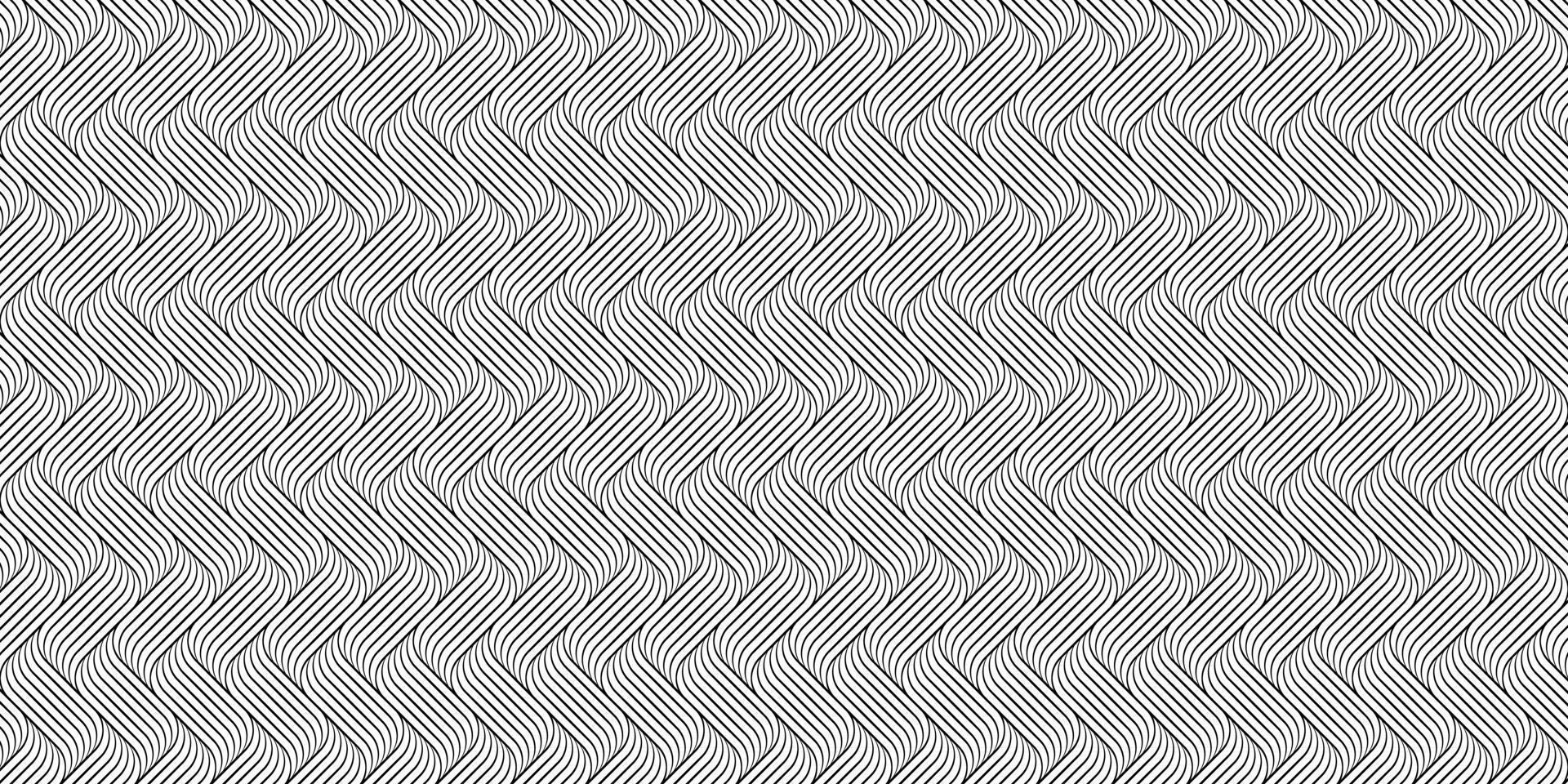 Abstract geometric linear wave pattern. vector
