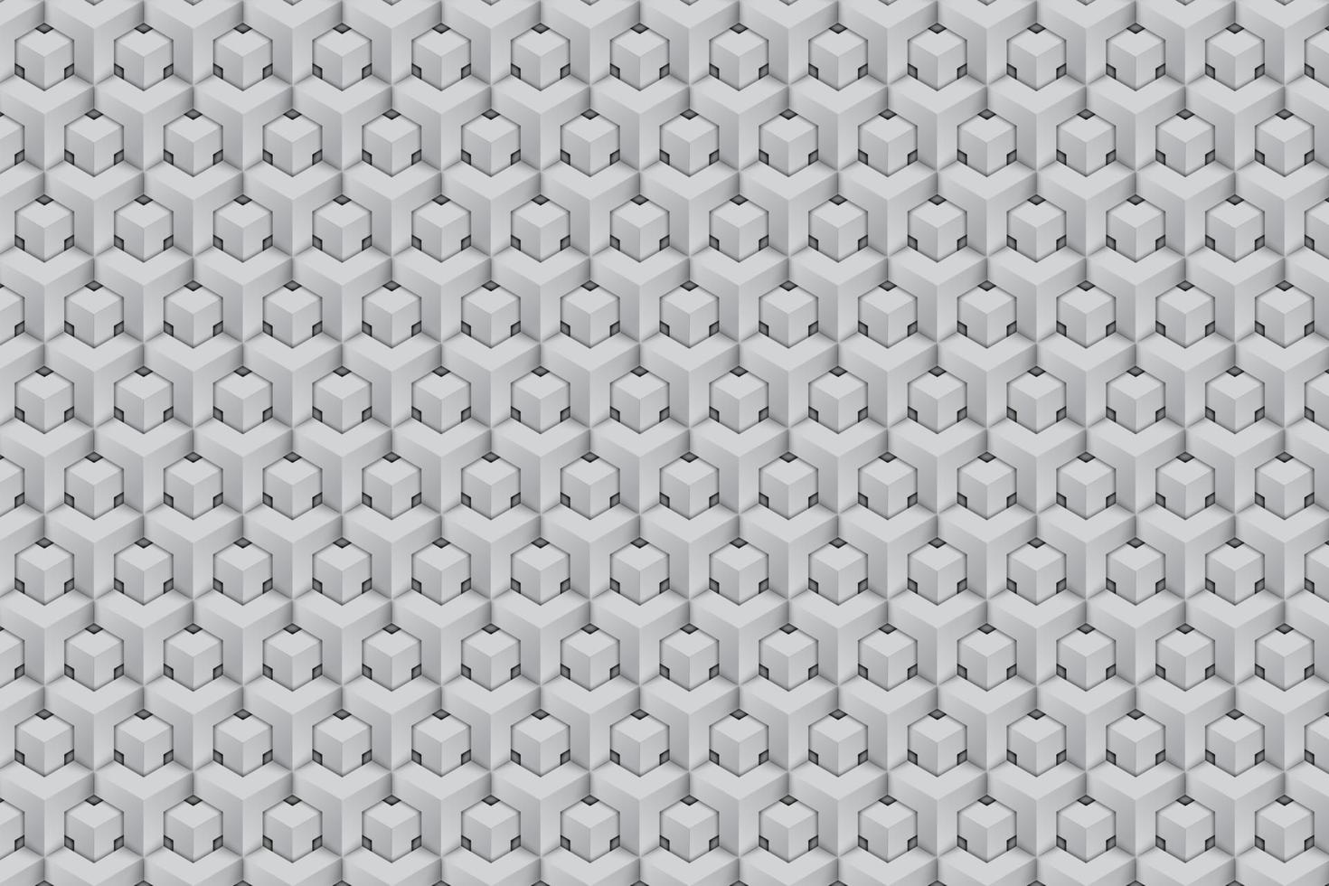 Abstract  background with isometric 3d polygonal shapes seamless pattern. vector
