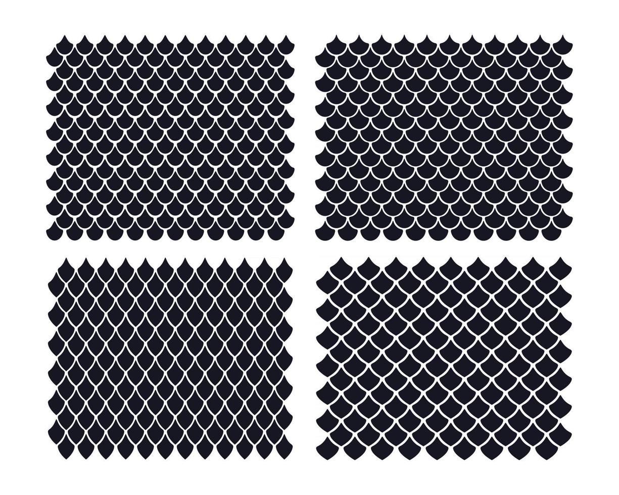 Fish scale pattern background. A large number of scales of beautifully arranged fish. vector