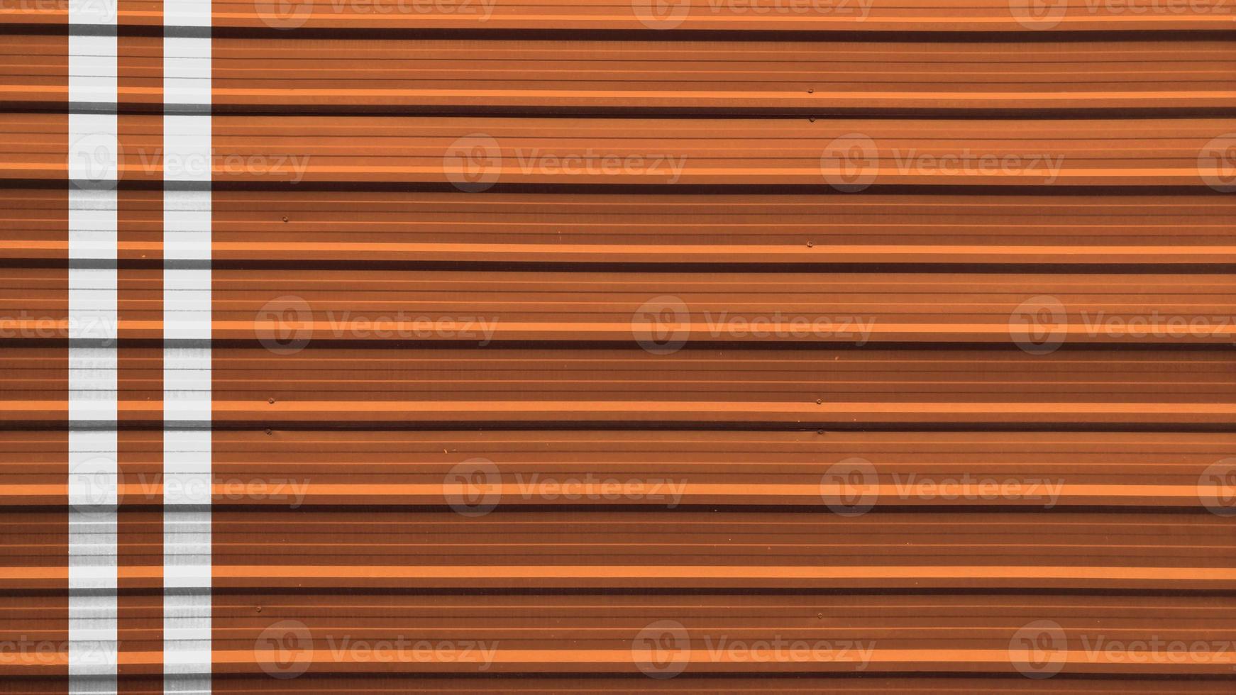 Orange Panel of container texture background. photo