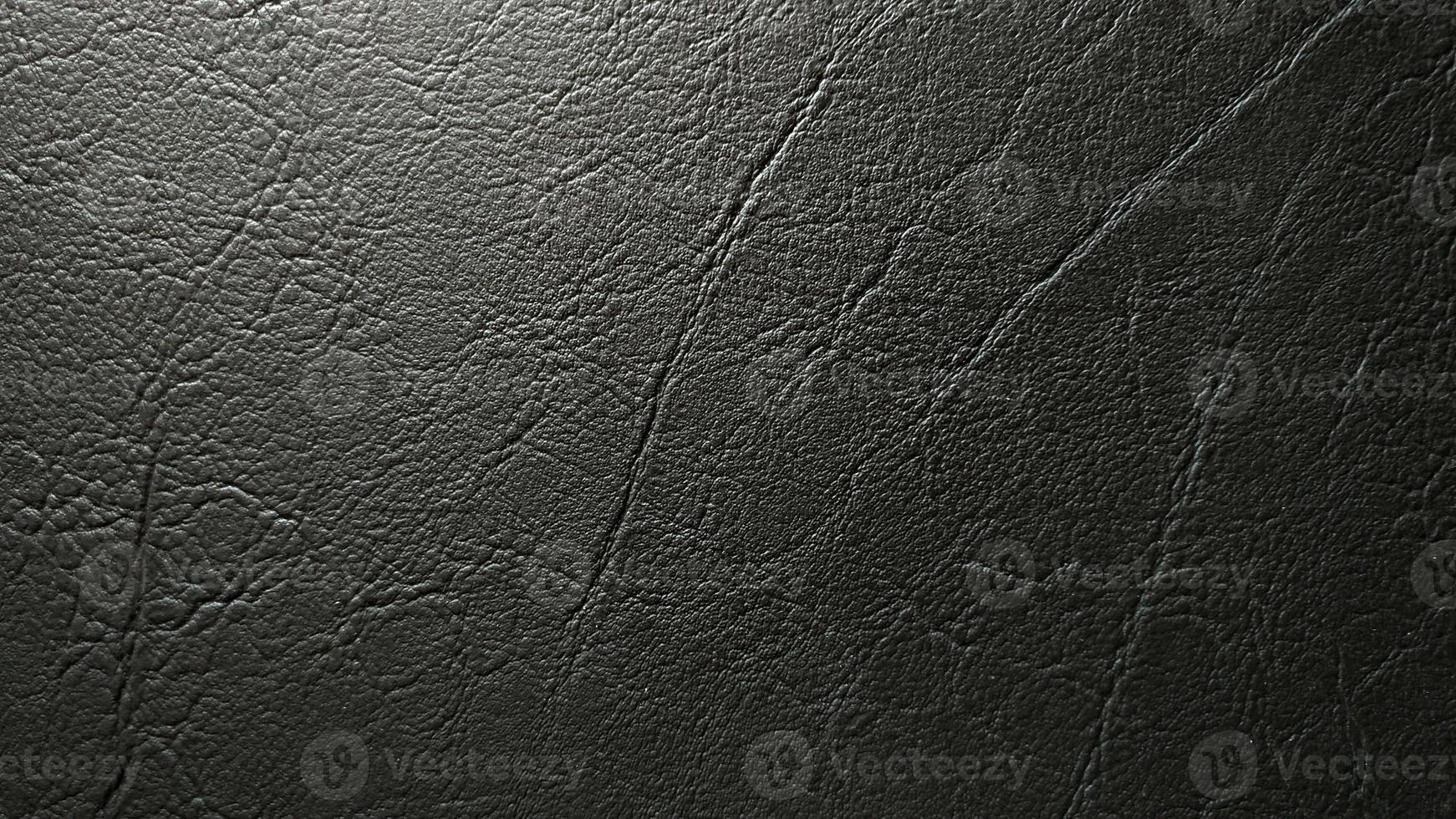 The dark leather texture and pattern background. photo