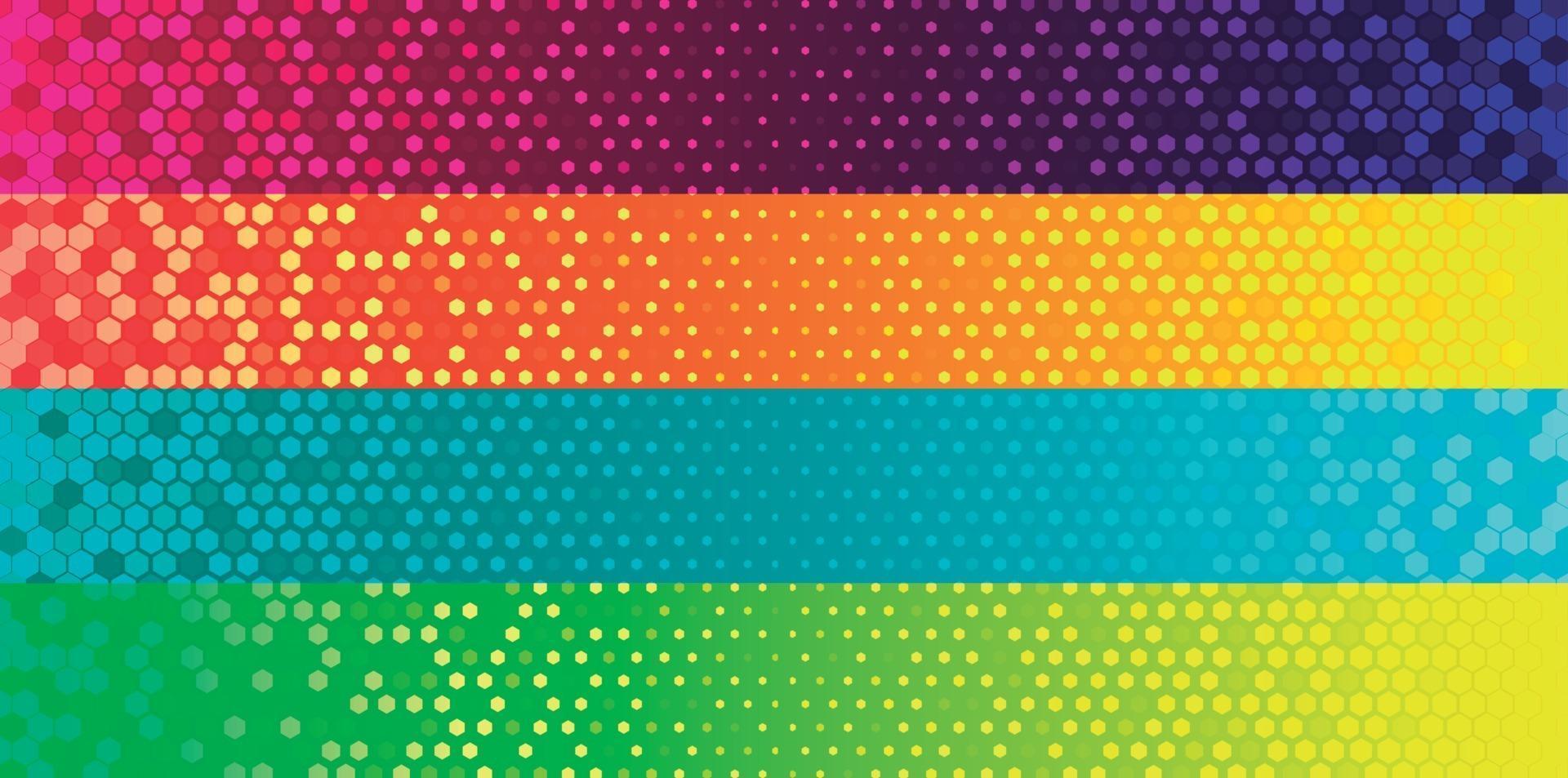 Abstract Background Set collection colors vector