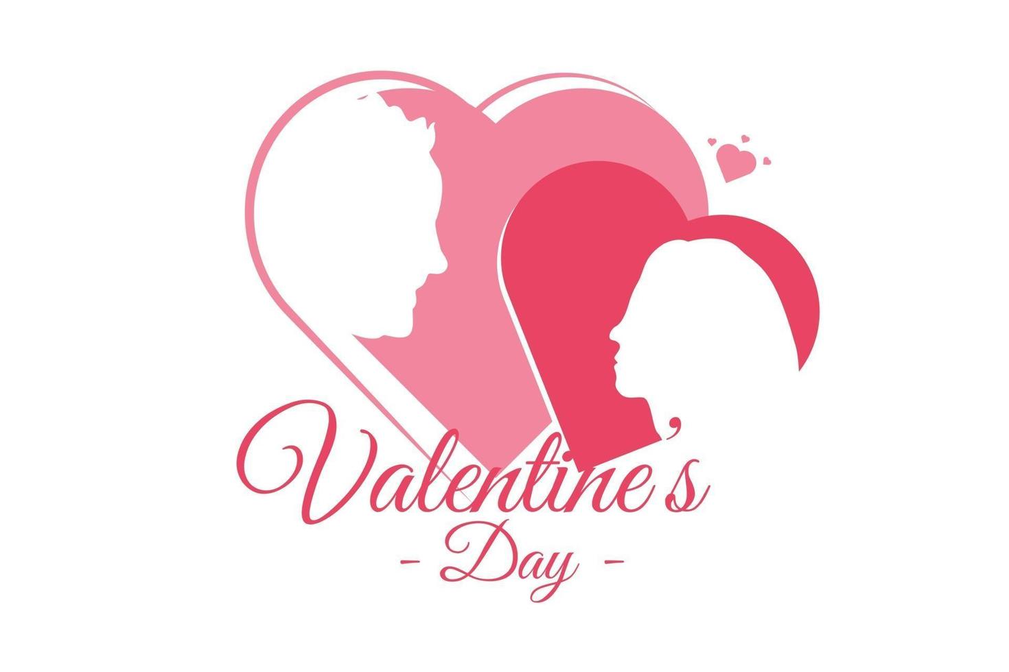 valentine's  day Color pink gradient vector