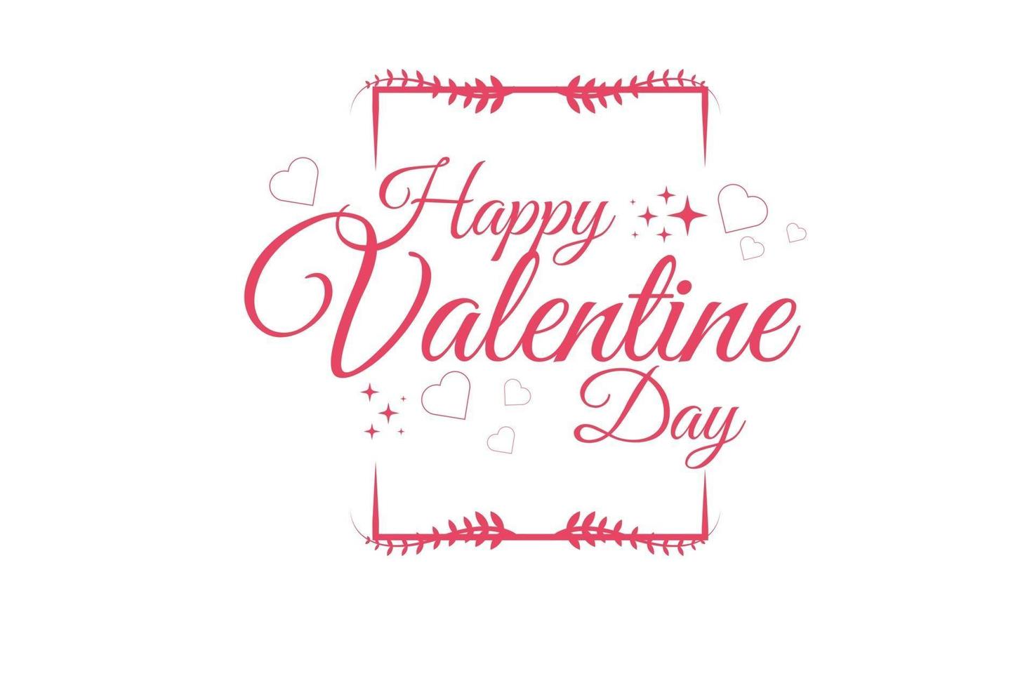 happy valentine's day color pink gradient vector