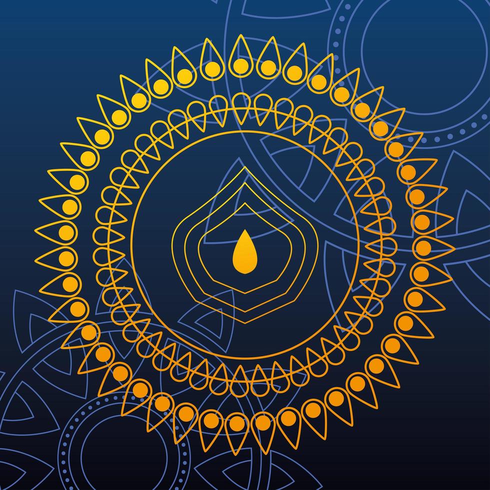 template for card, indian festival vector