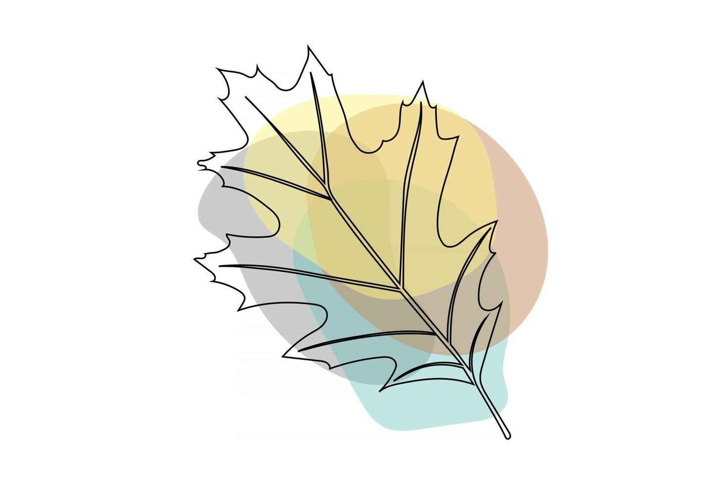 Abstract line leaves in lines and arts background Minimal and natural wall art. line art drawing with abstract shape. different shapes for wall decoration, postcard or brochure cover design vector