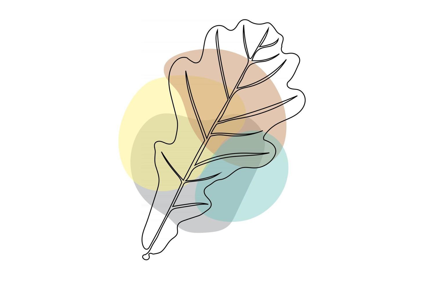 Tropical leaves and abstract exotic plan vector design elements on the white background