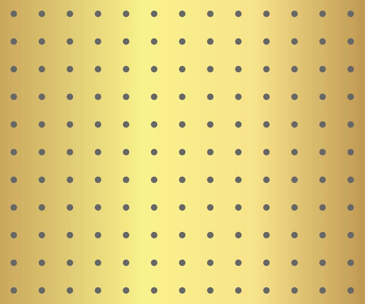 Gold polka dots background vector