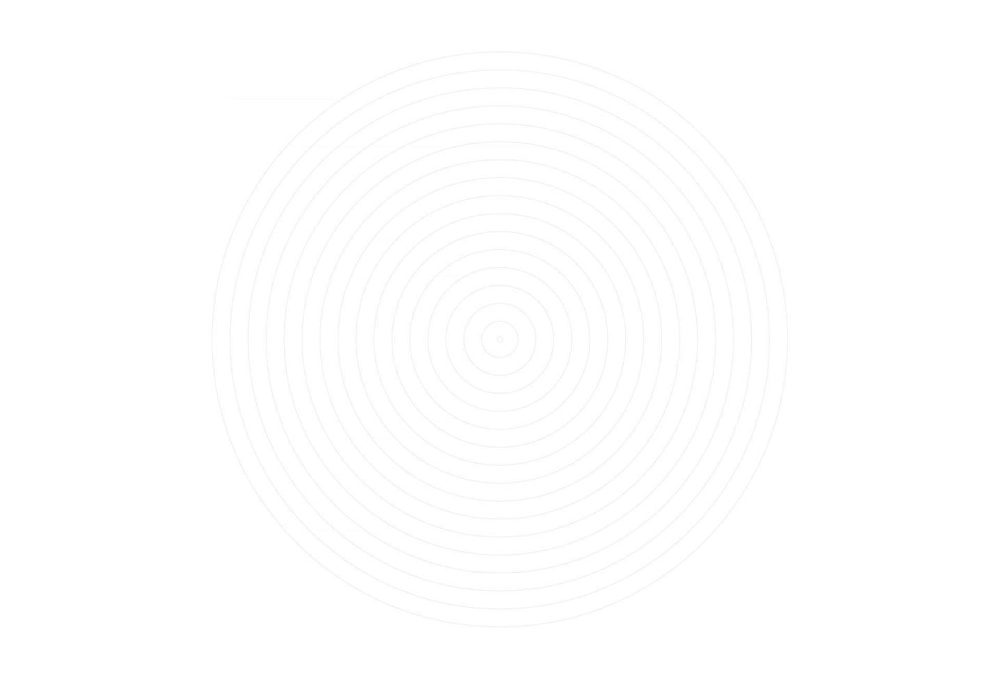 Concentric circle element. Black and white color ring. Abstract  vector illustration for sound wave, Monochrome graphic.