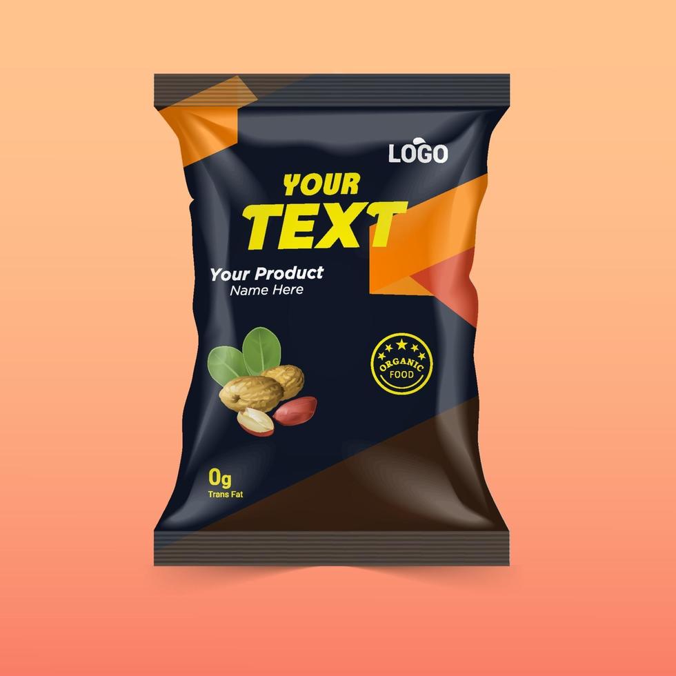 Free Chips and Dry Food Packaging ideas for foods company vector