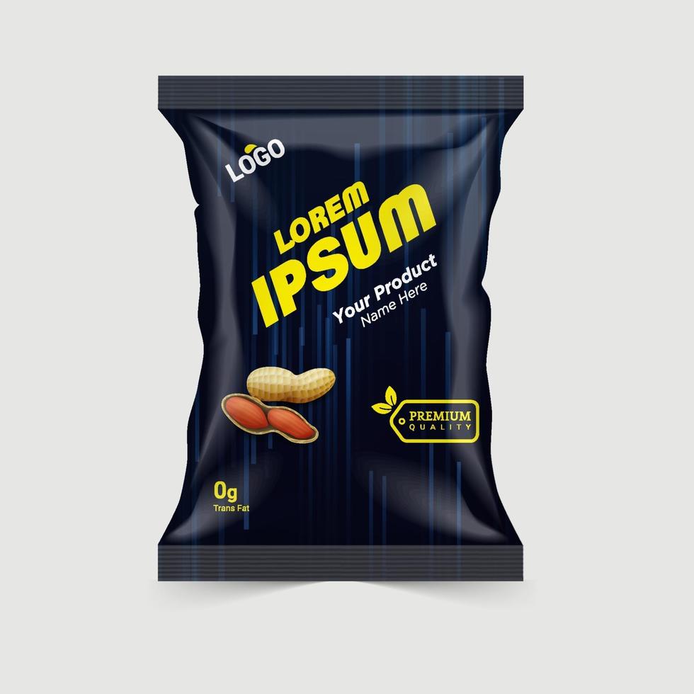 Free Chips and Dry Food Packaging ideas for foods company vector