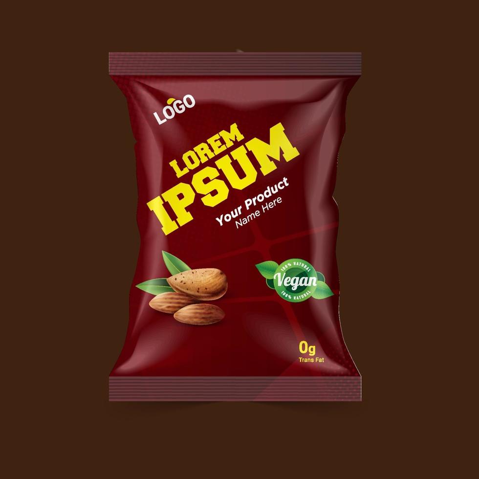 Free Chips and Dry Food Packaging ideas for foods company vector