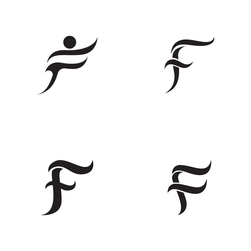 F Letter vector icon