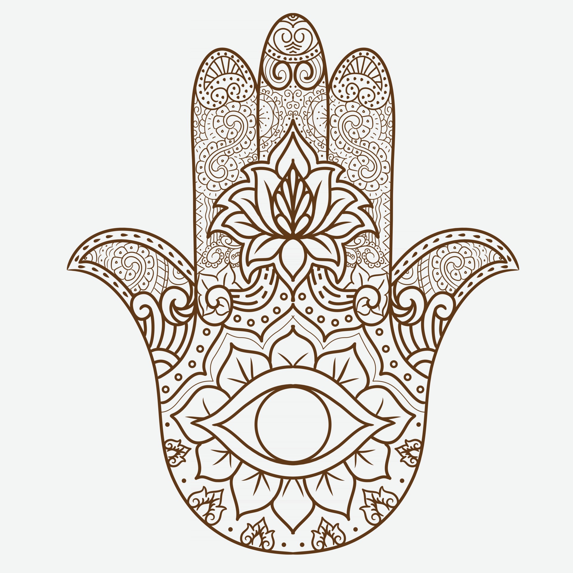 hamsa hand artwork