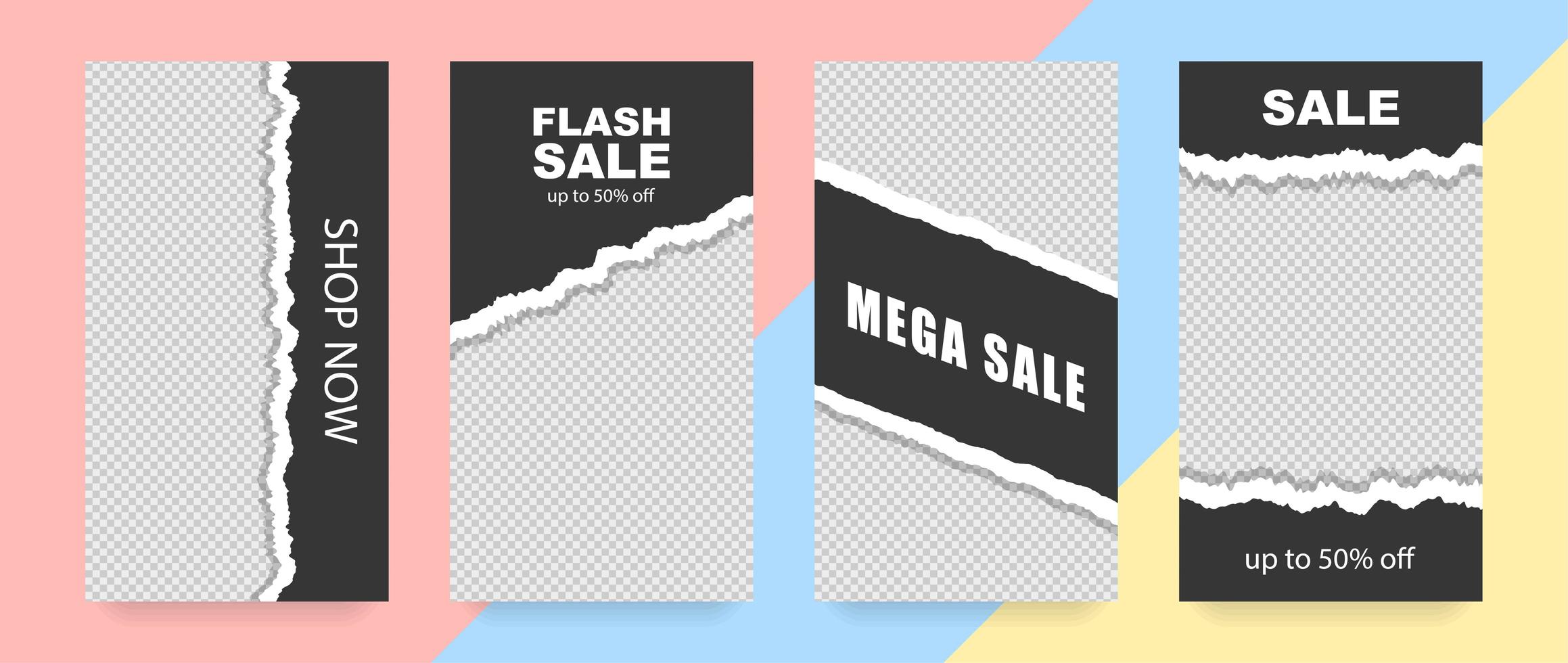 Download Social Media Banner Template Editable Mockup For Stories Personal Blog Layout For Promotion 2684836 Vector Art At Vecteezy