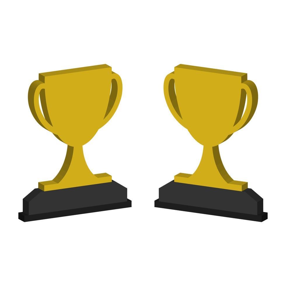 Trophy Illustrated In Vector