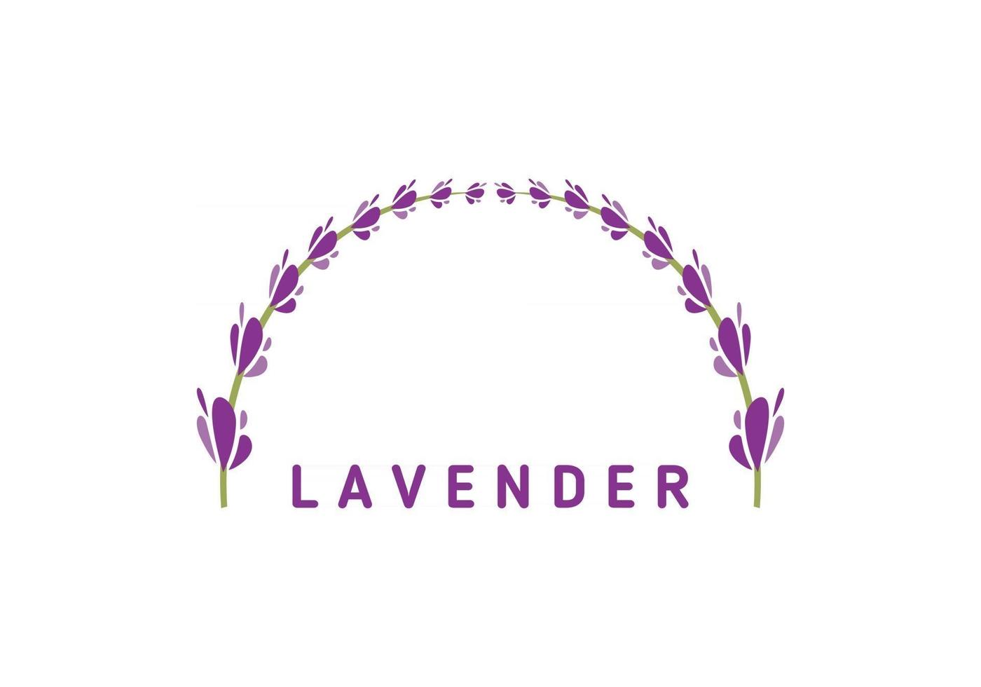 formato eps del vector del ejemplo del diseño de la flor de la lavanda, adecuado para sus necesidades de diseño, logotipo, ilustración, animación, etc.