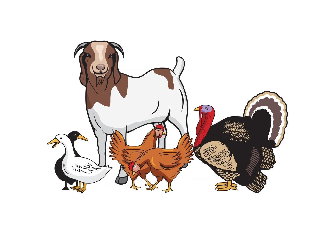 Cattle animals farm design illustration vector eps format , suitable for your design needs, logo, illustration, animation, etc.