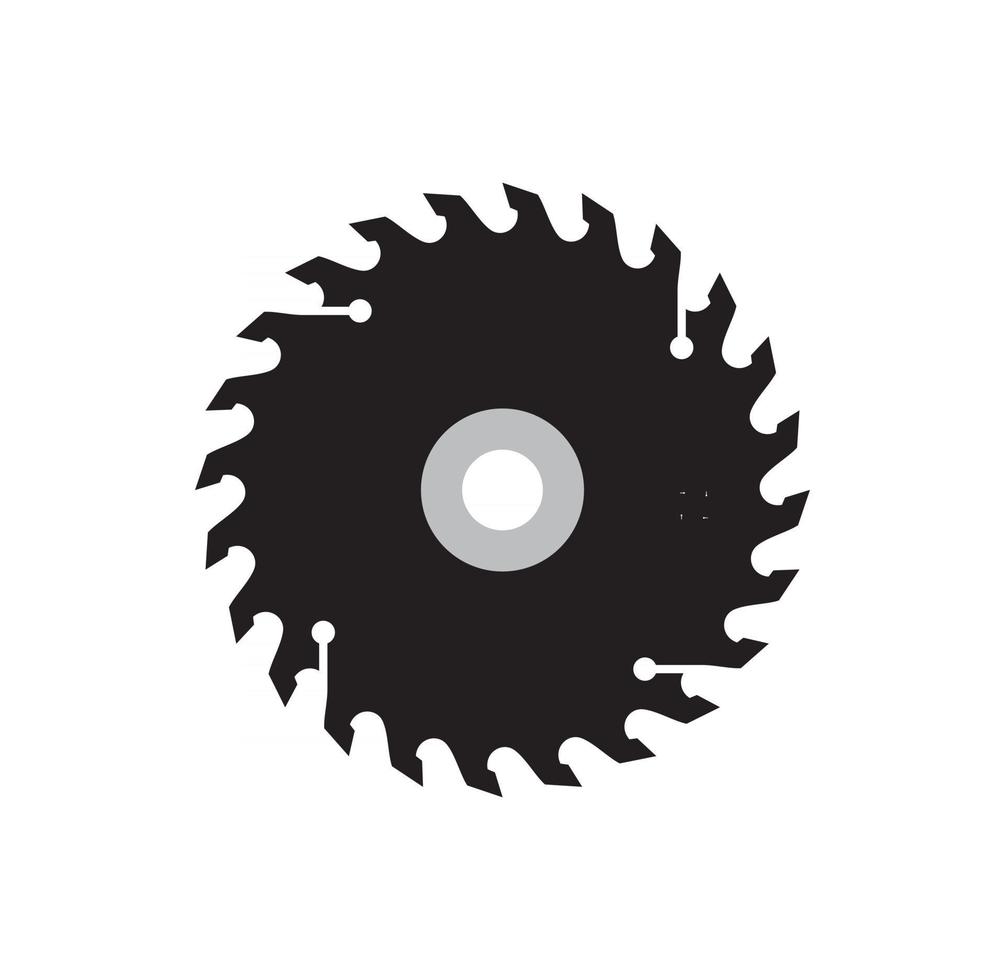 Circular saw blade design illustration vector eps format , suitable for your design needs, logo, illustration, animation, etc.