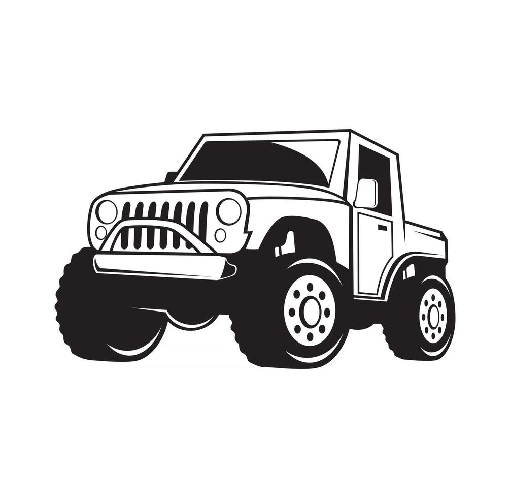 Extreme offroad vehicle design illustration vector eps format , suitable for your design needs, logo, illustration, animation, etc.