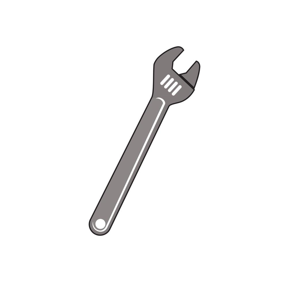 Adjustable wrench design illustration vector eps format , suitable for your design needs, logo, illustration, animation, etc.