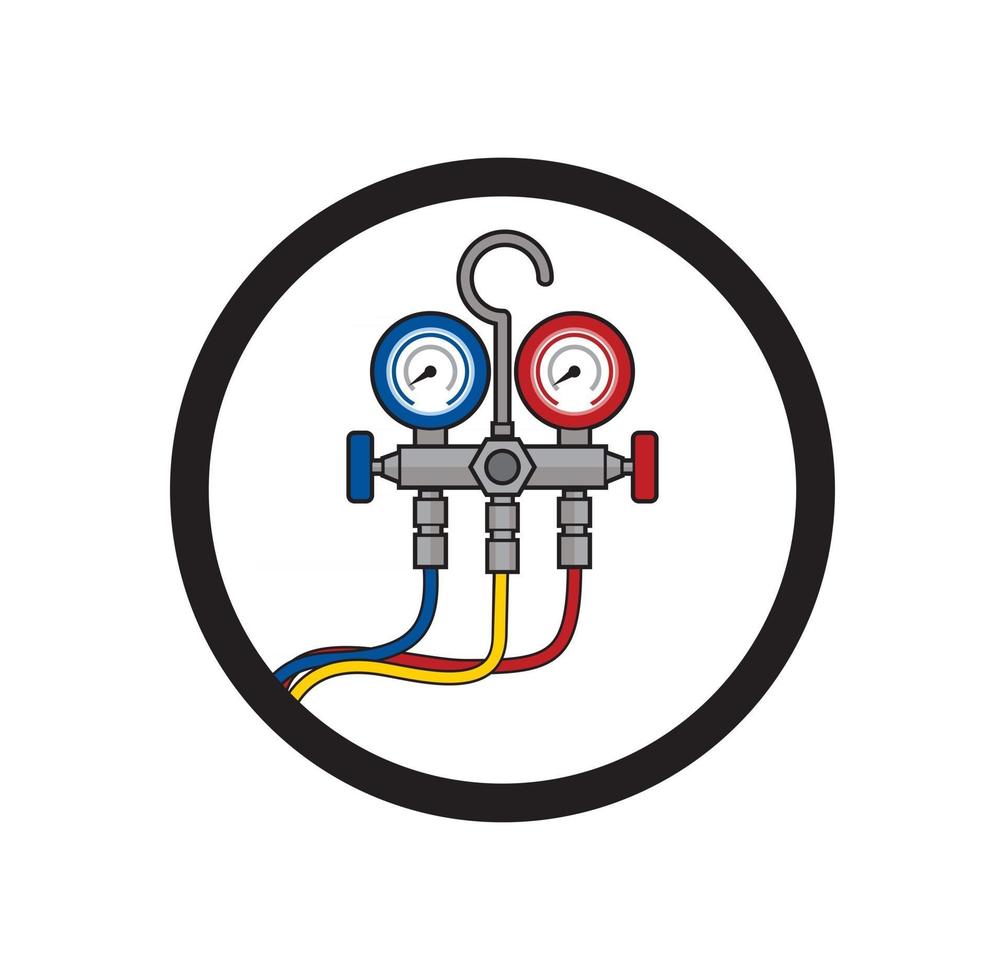 Manometer pressure gauge design illustration vector eps format , suitable for your design needs, logo, illustration, animation, etc.