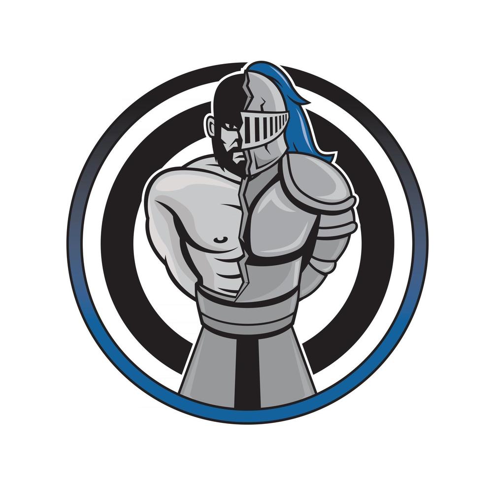 Warrior character design illustration vector eps format , suitable for your design needs, logo, illustration, animation, etc.