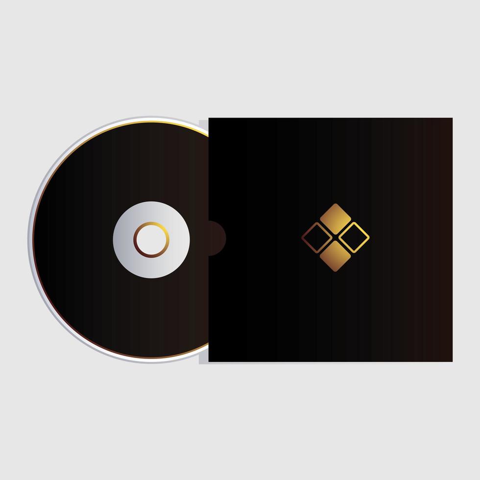 cd, corporate identity template on white background vector