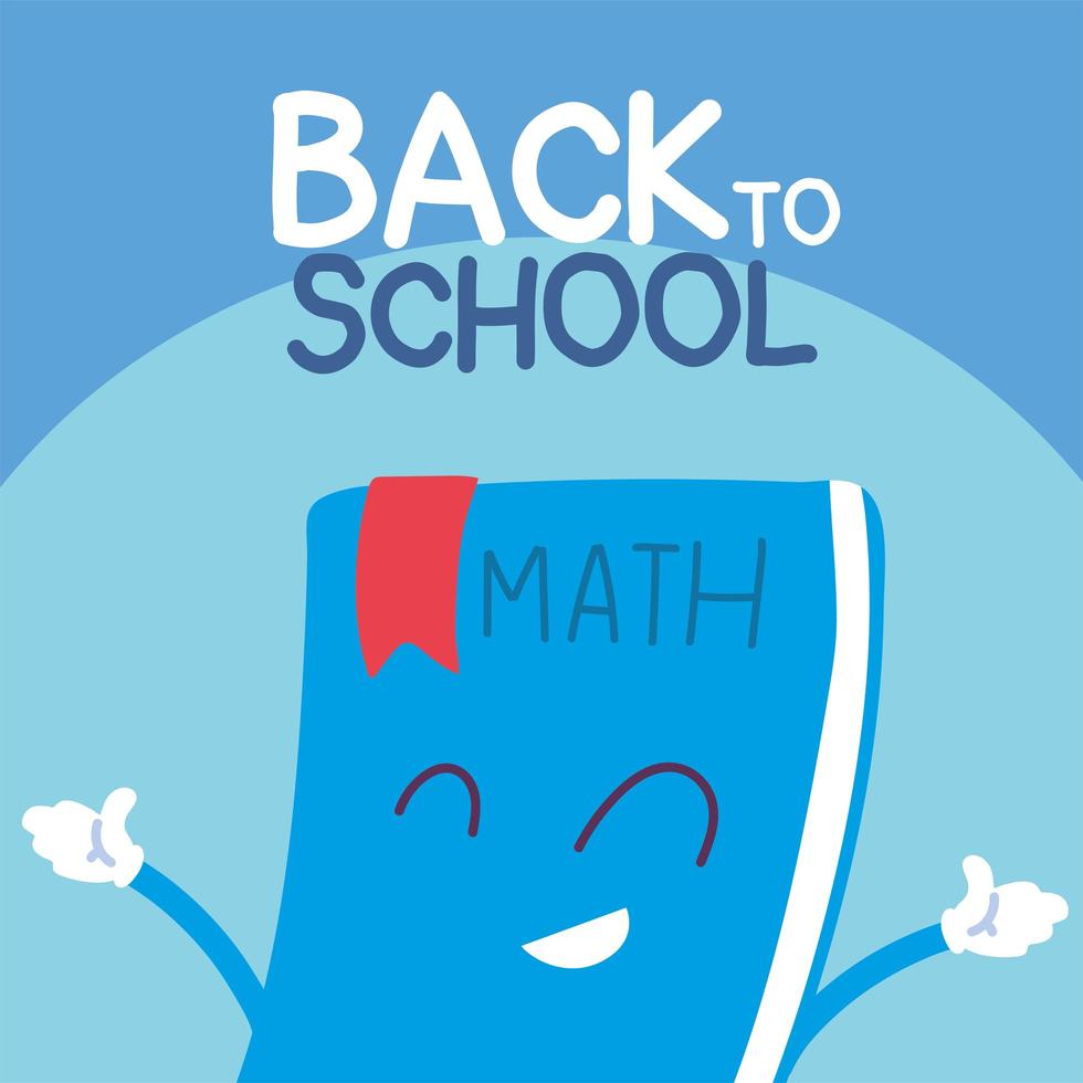 back to school banner, colorful back to school template, book vector