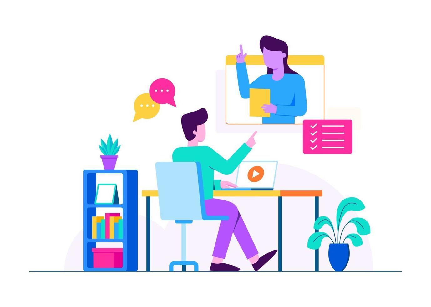 Learning Online Makes Fun vector