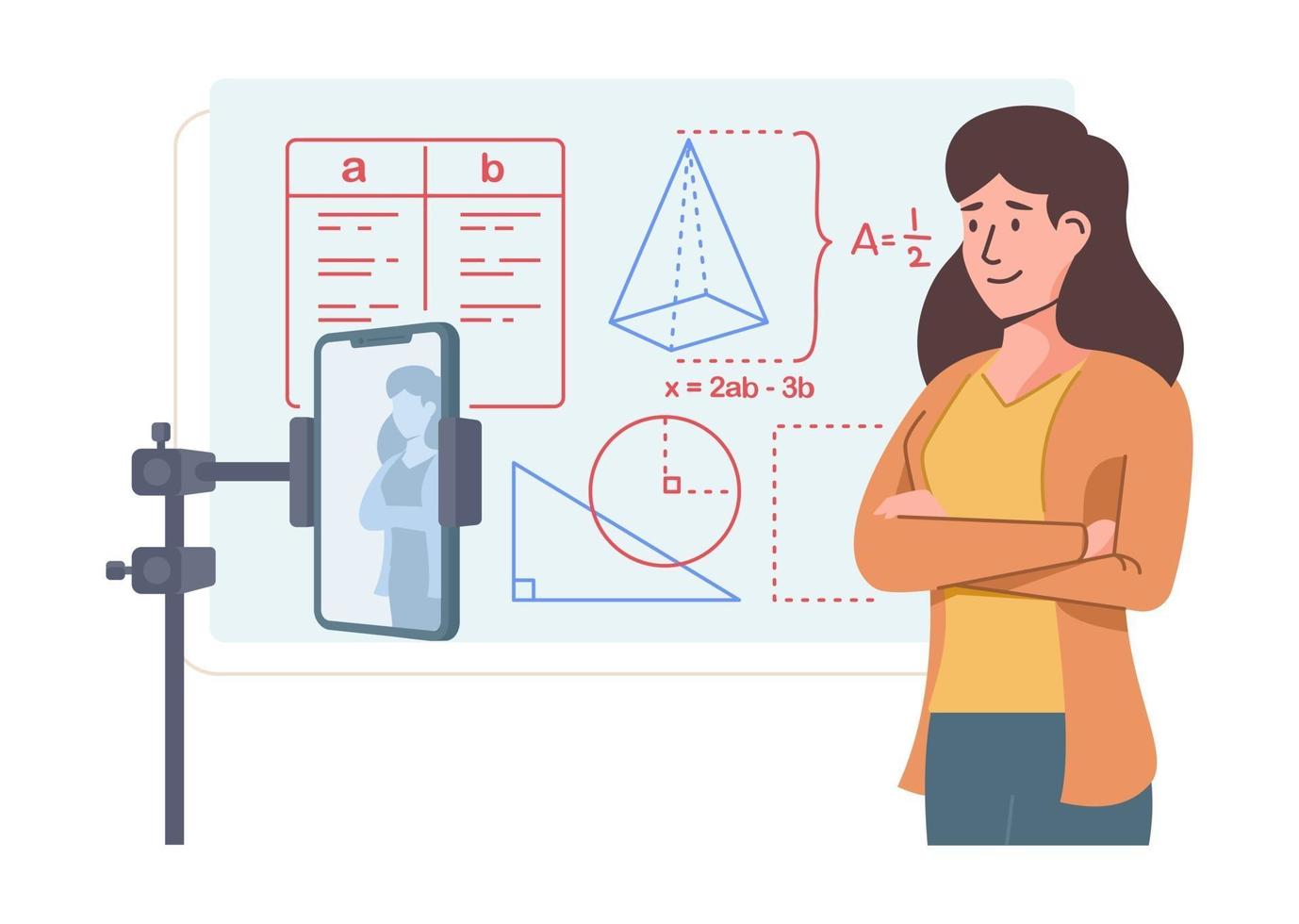 Create Teach and Manage Courses vector