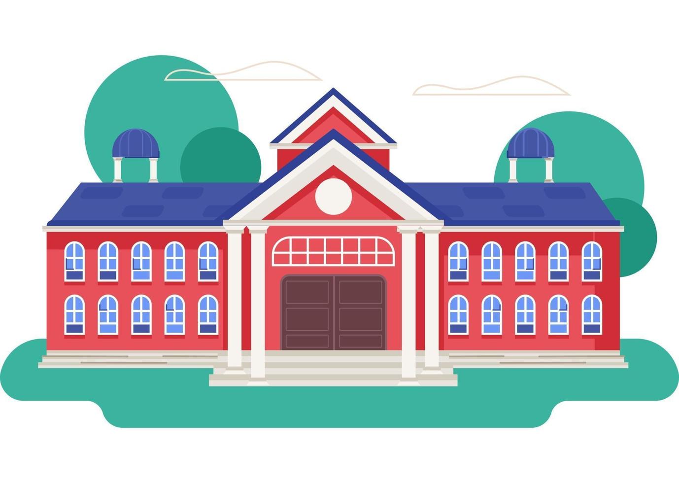 University College School Building vector