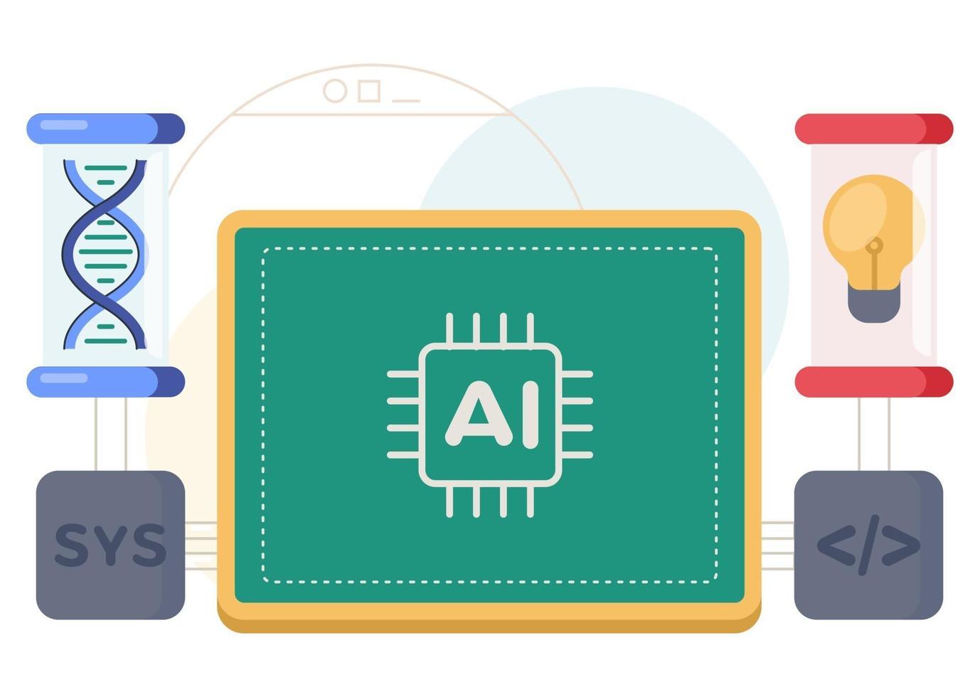 Machine Learning Automation vector