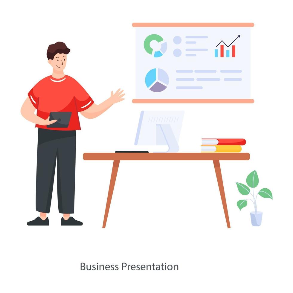 Business Presentation premium vector