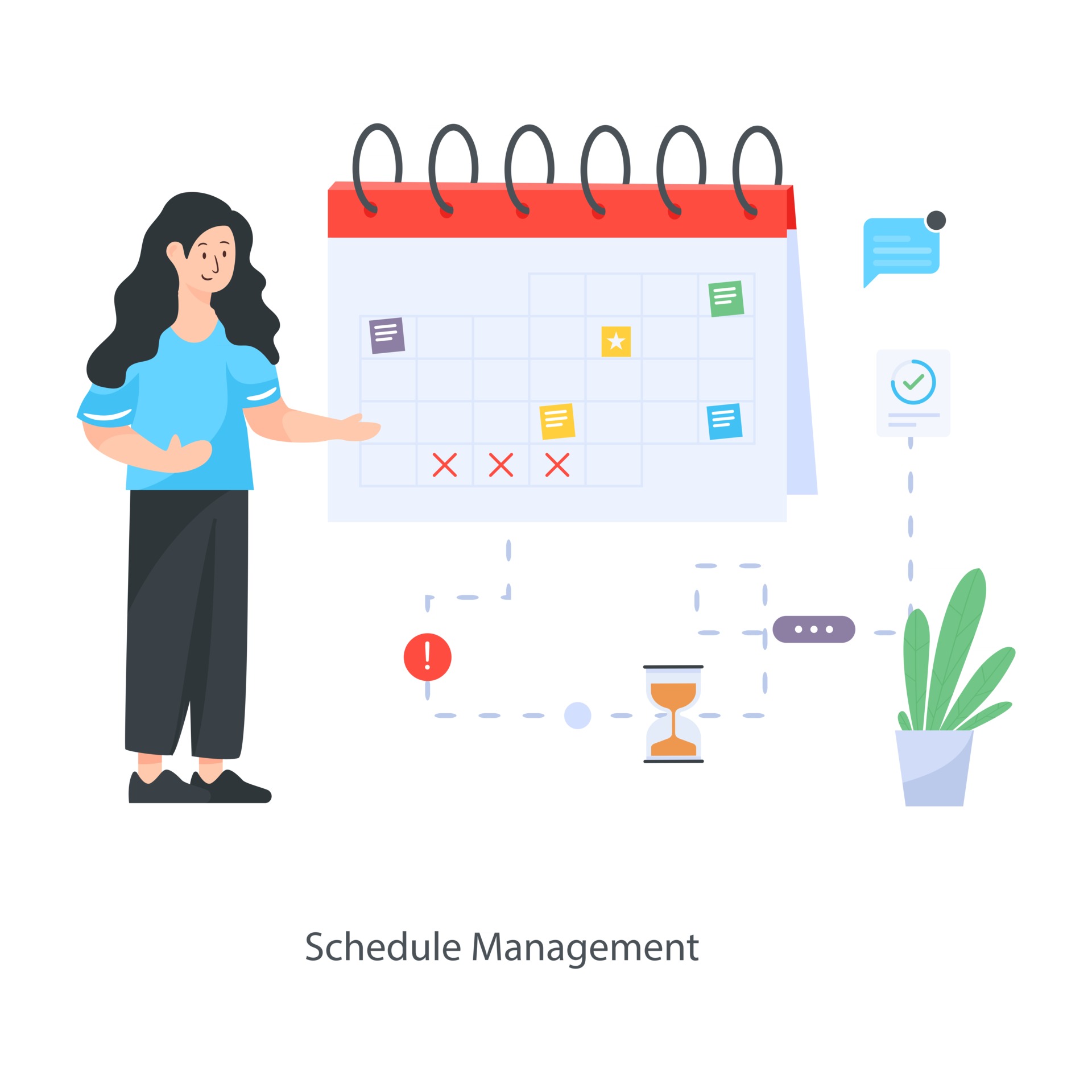 Download Schedule Management Download 2687218 Vector Art at Vecteezy