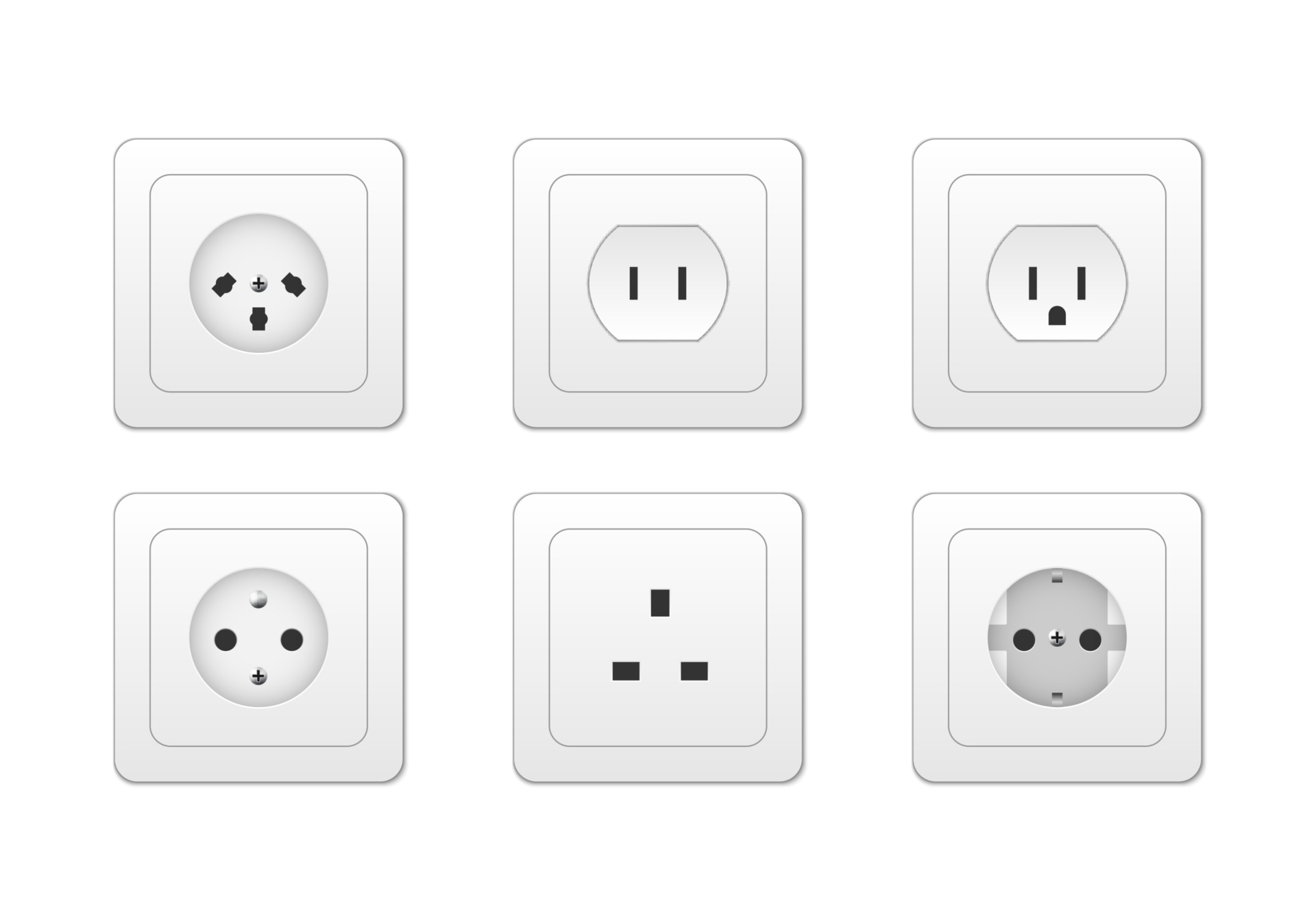 Uk Wall Socket Switch Plug Base Uk Tipo De Panel De Enchufe Uk Tipo G. Toma  De Corriente Ilustración del Vector - Ilustración de electricidad,  electricista: 191636136