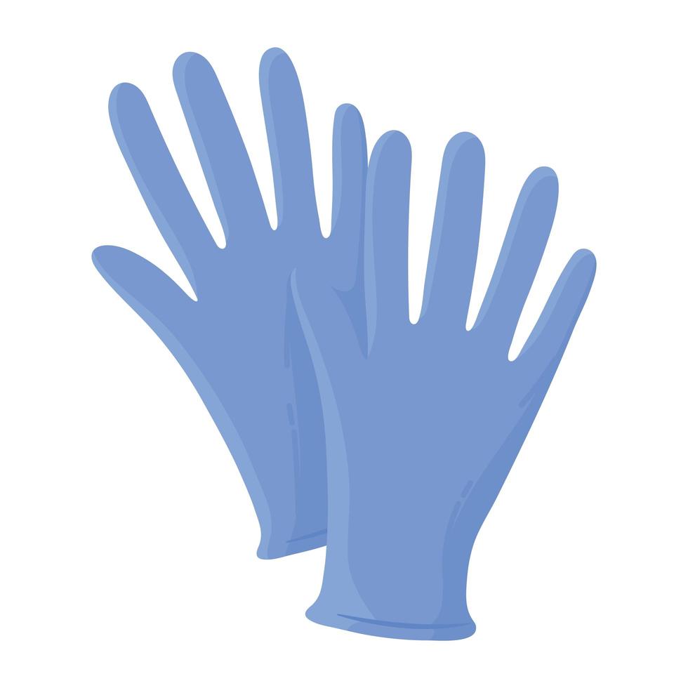 new normal, wear medical gloves after covid 19 vector