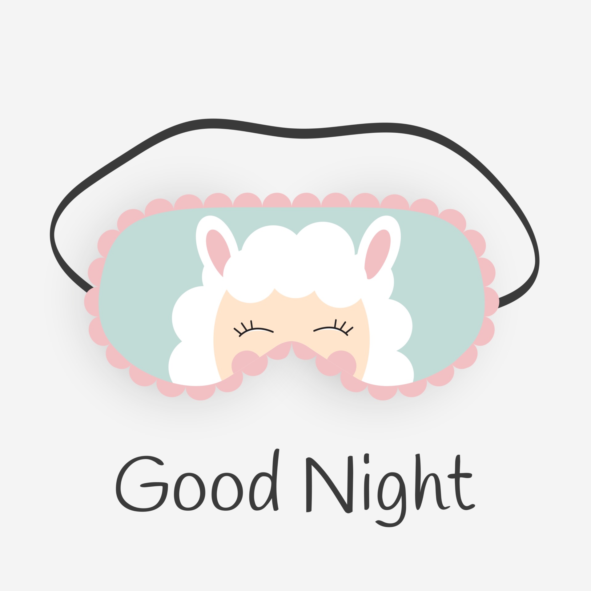 Good Night Abstract Background with Funny Sleeping Mask. Vector Illustration 2689557 Vector Art at Vecteezy Good Night Abstract Background with Funny Sleeping Mask. Vector Illustration 2689557 Vector Art at Vecteezy