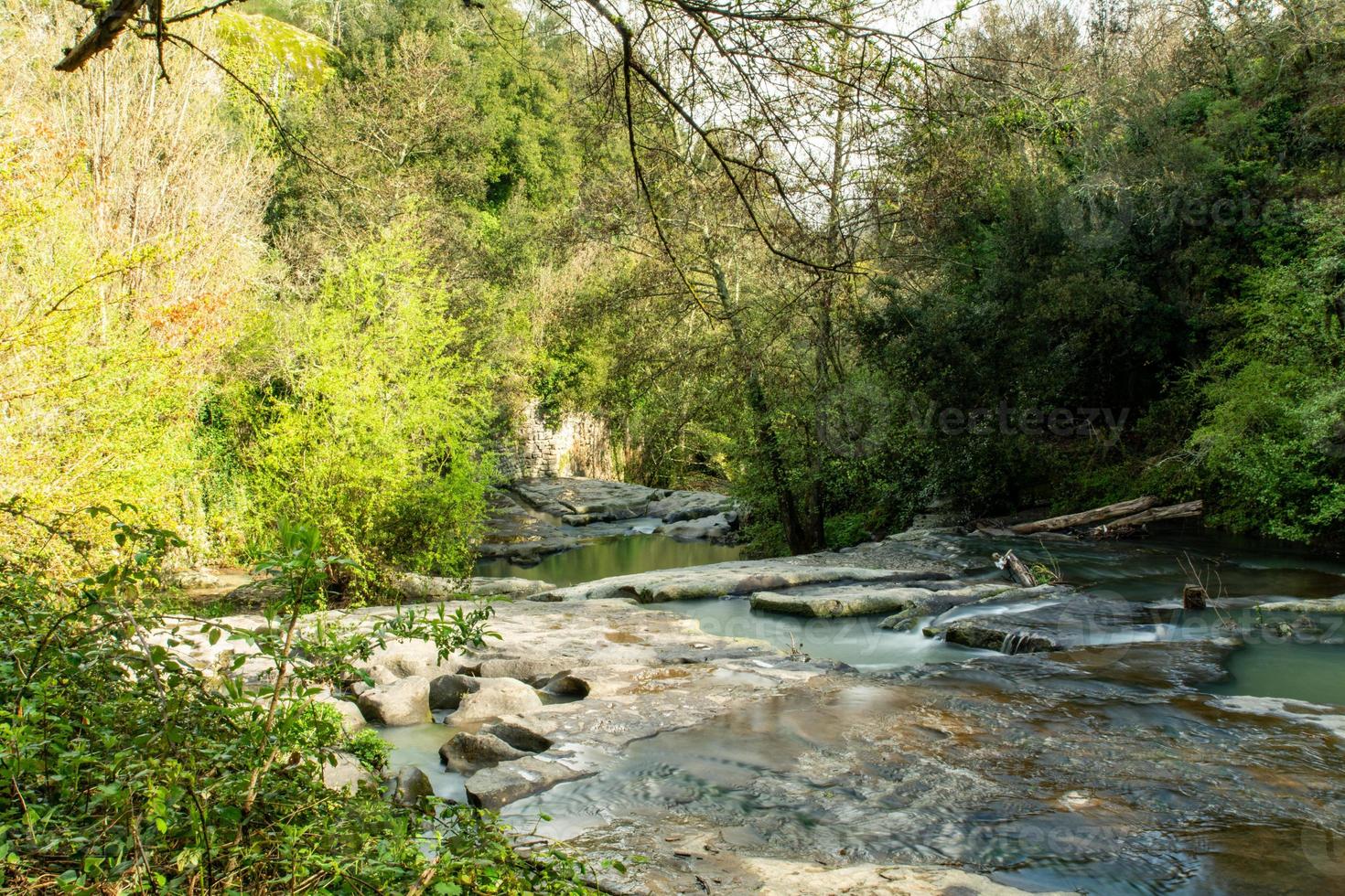 waterfalls torrent of soriano chia viterbo photo