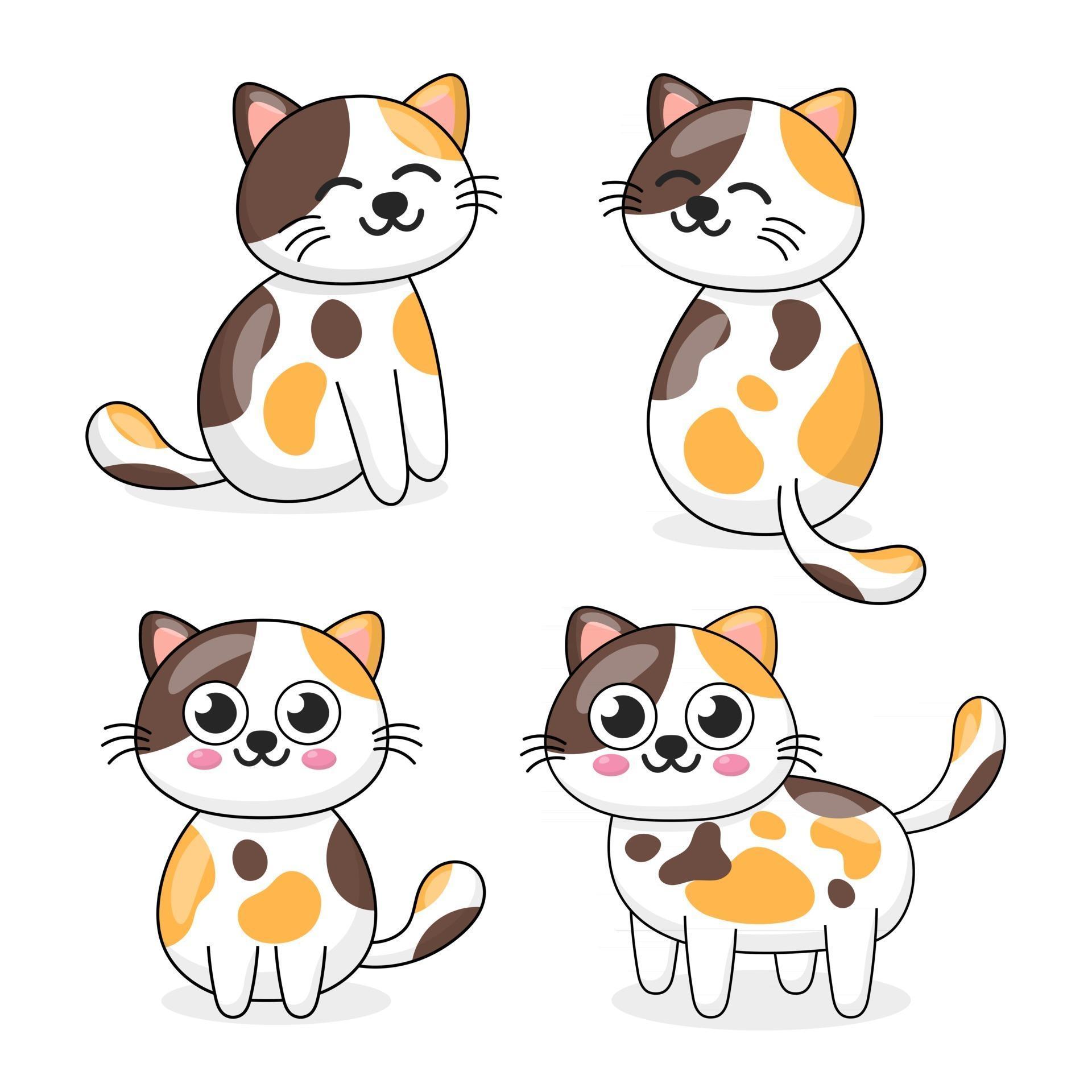 Cute Cat Vector 2689994 Vector Art At Vecteezy Cute Cat Vector 2689994 Vector Art At Vecteezy
