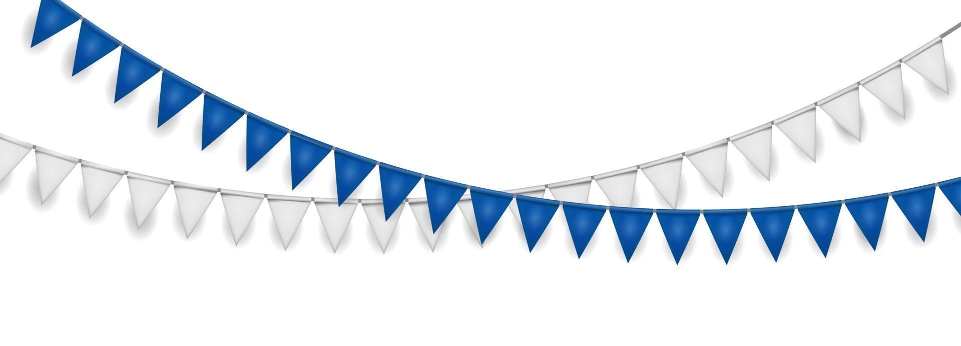 Party Background with Flags Vector Illustration