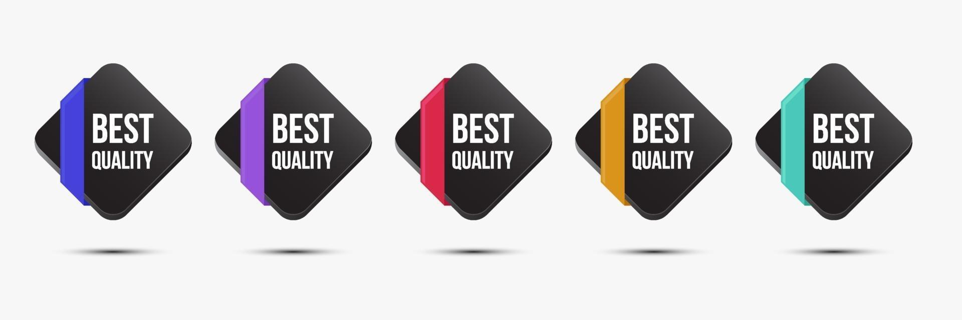 BEST CHOICE badge set vector